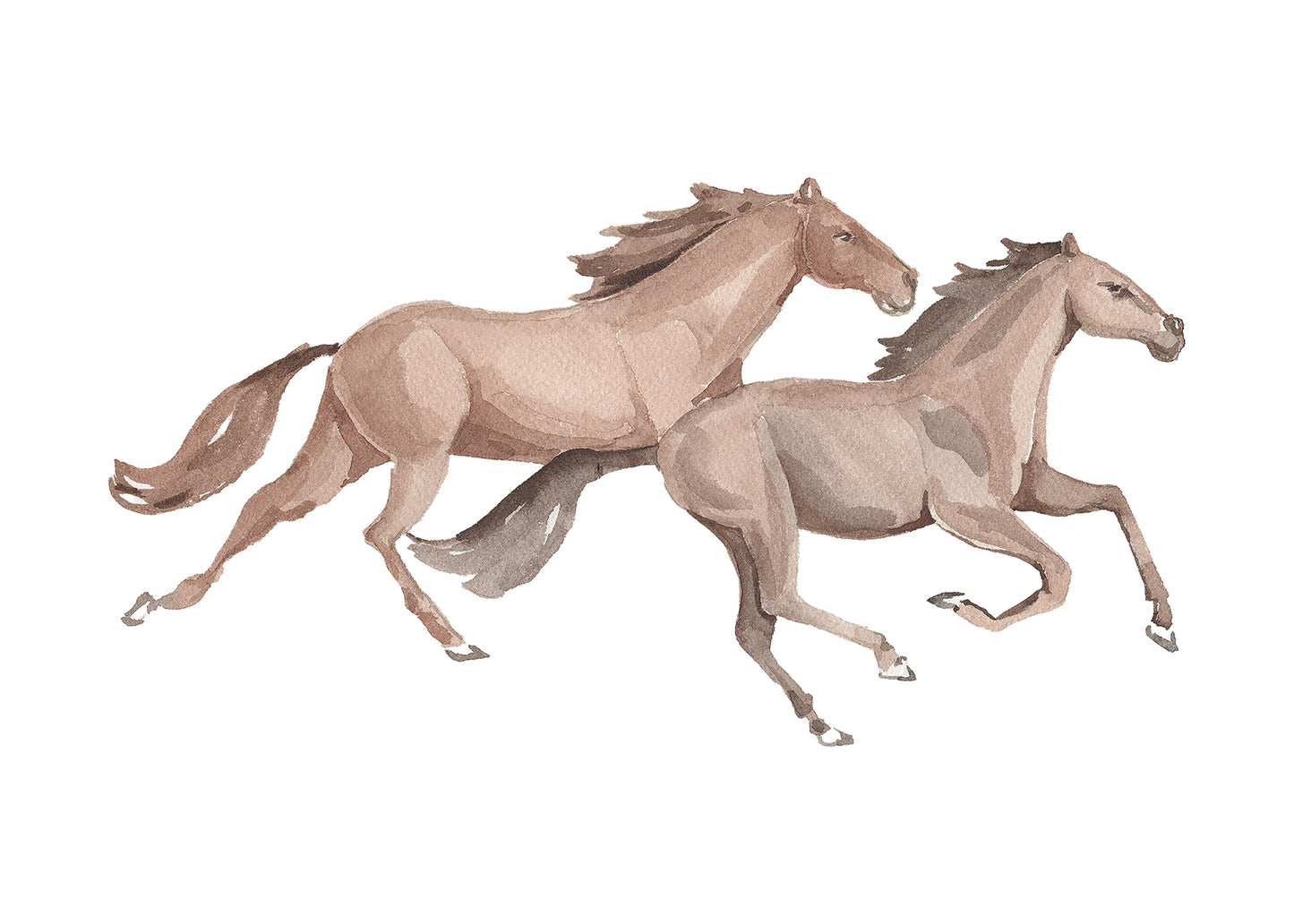 Running Horses Print